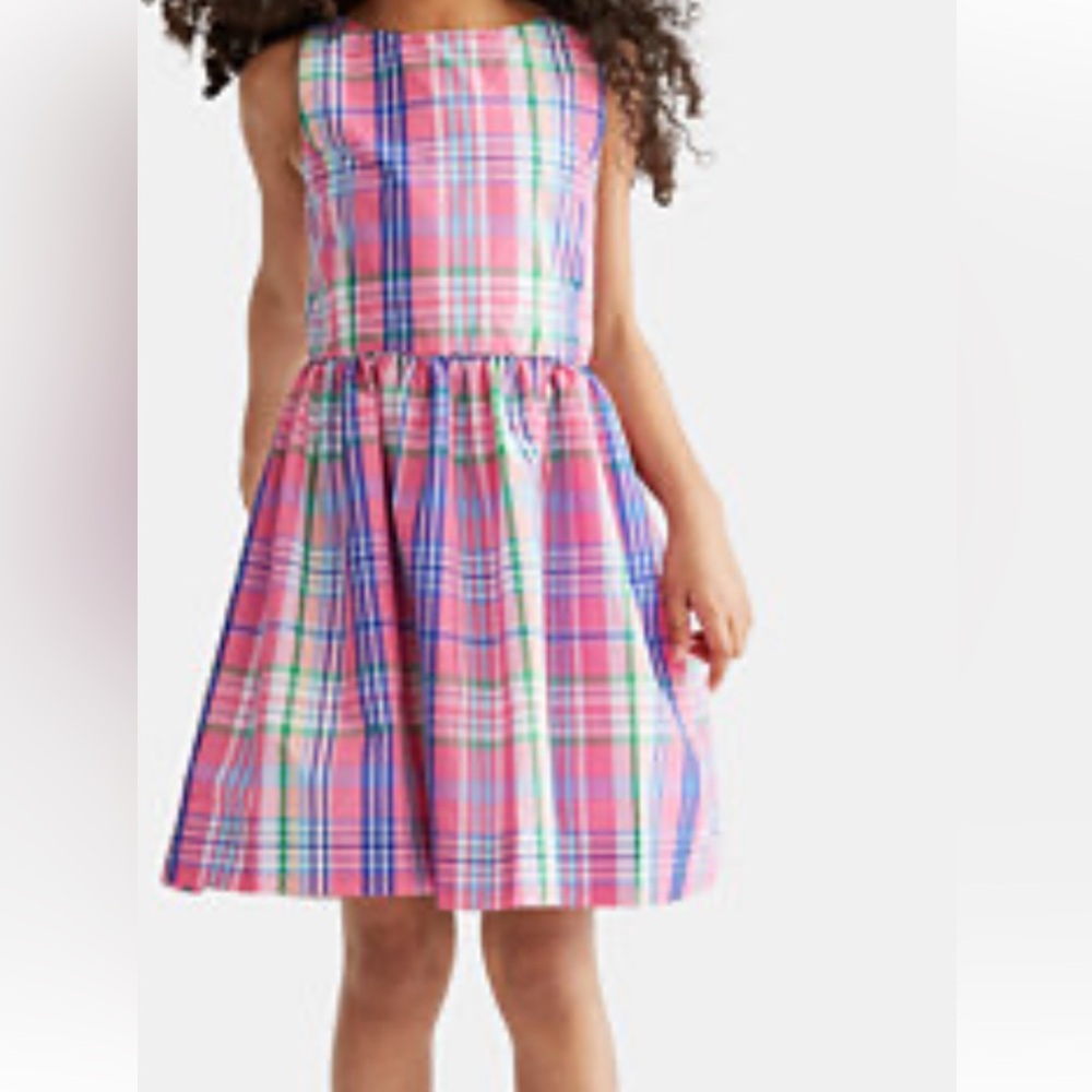 Polo by Ralph Lauren Multicolor Plaid Kids Dress